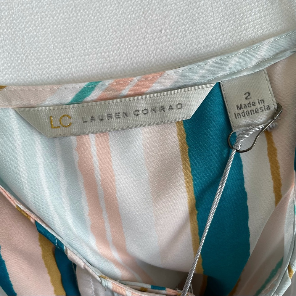 NWT LC Lauren Conrad Swept Ashore Dress sz 2 - Picture 14 of 15